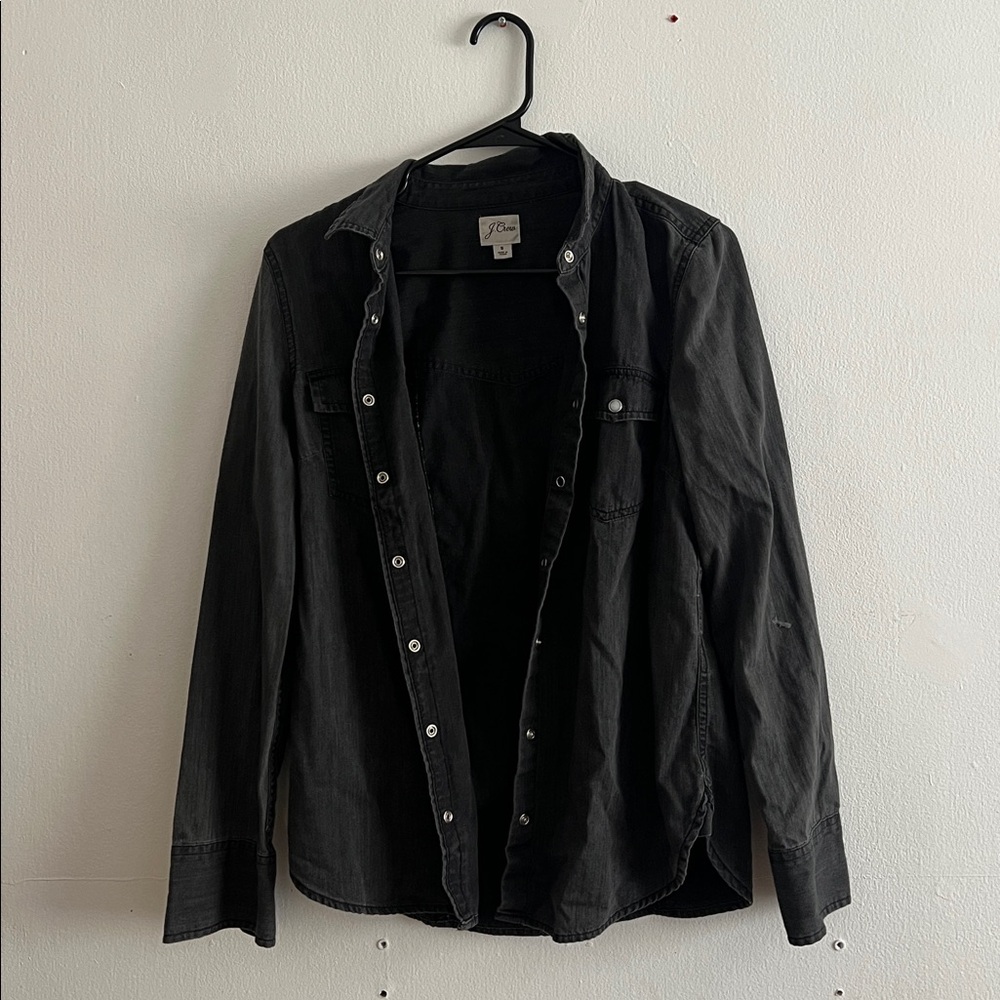J. Crew Charcoal Button Down Shirt